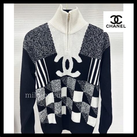 coco chanel crop sweatshirt|chanel sweaters 2022.